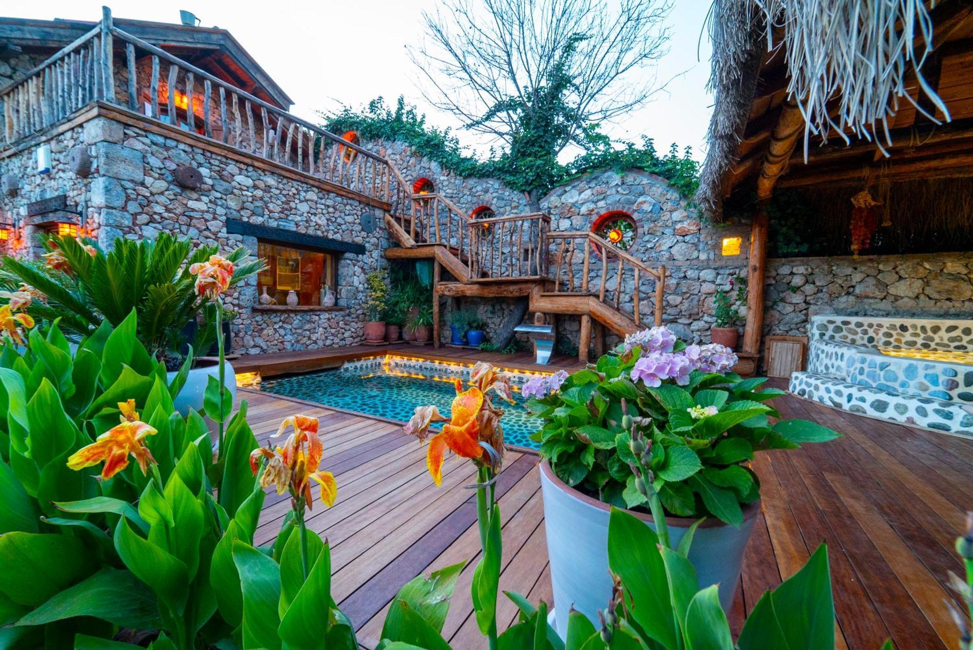 Levissi Lodge Otantic Stone Villa In Каякьой Екстериор снимка