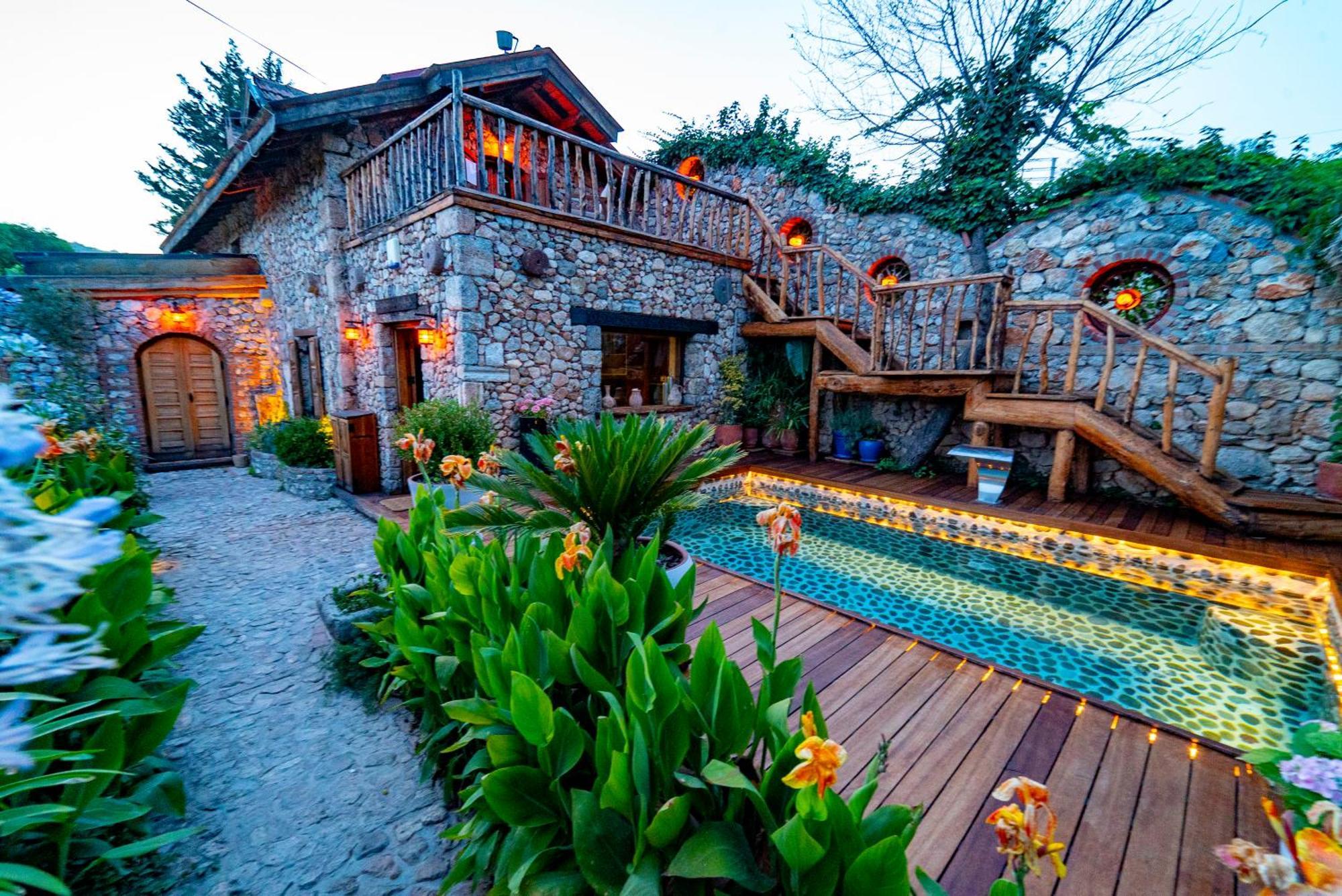 Levissi Lodge Otantic Stone Villa In Каякьой Екстериор снимка