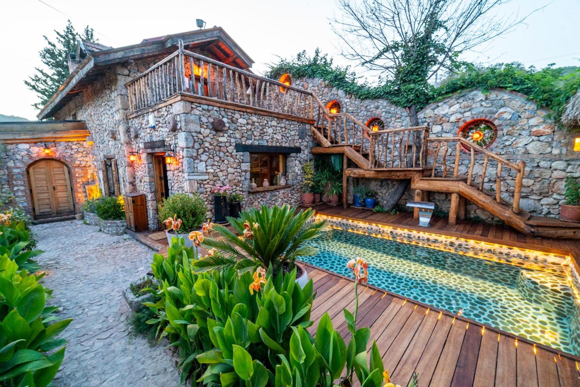 Levissi Lodge Otantic Stone Villa In Каякьой Екстериор снимка